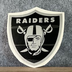 Raiders 2 tone Silver/Black. Oracal 651 vinyl decal sticker football nfl