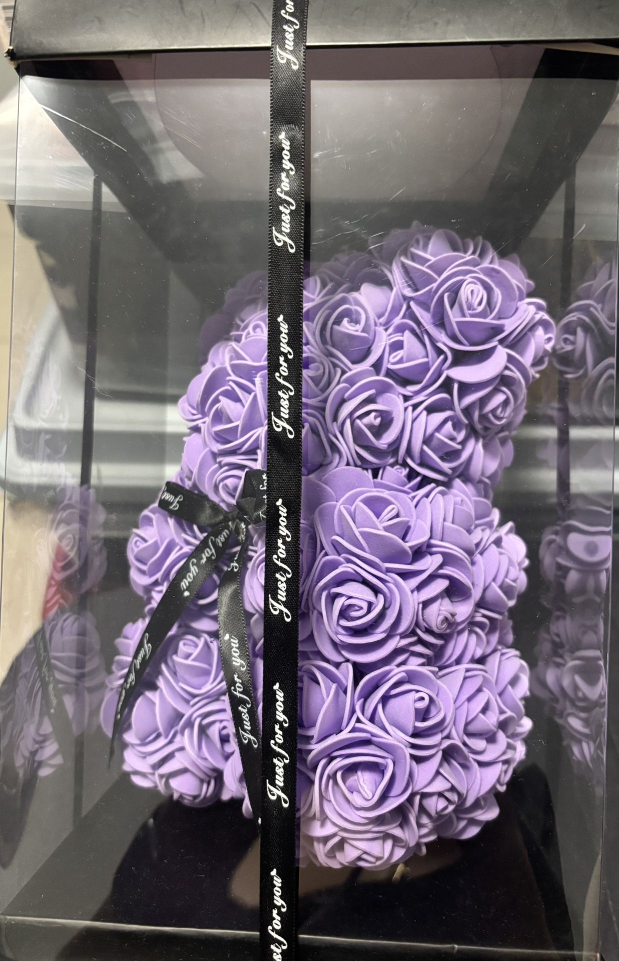 Purple Flower Teddy Bear