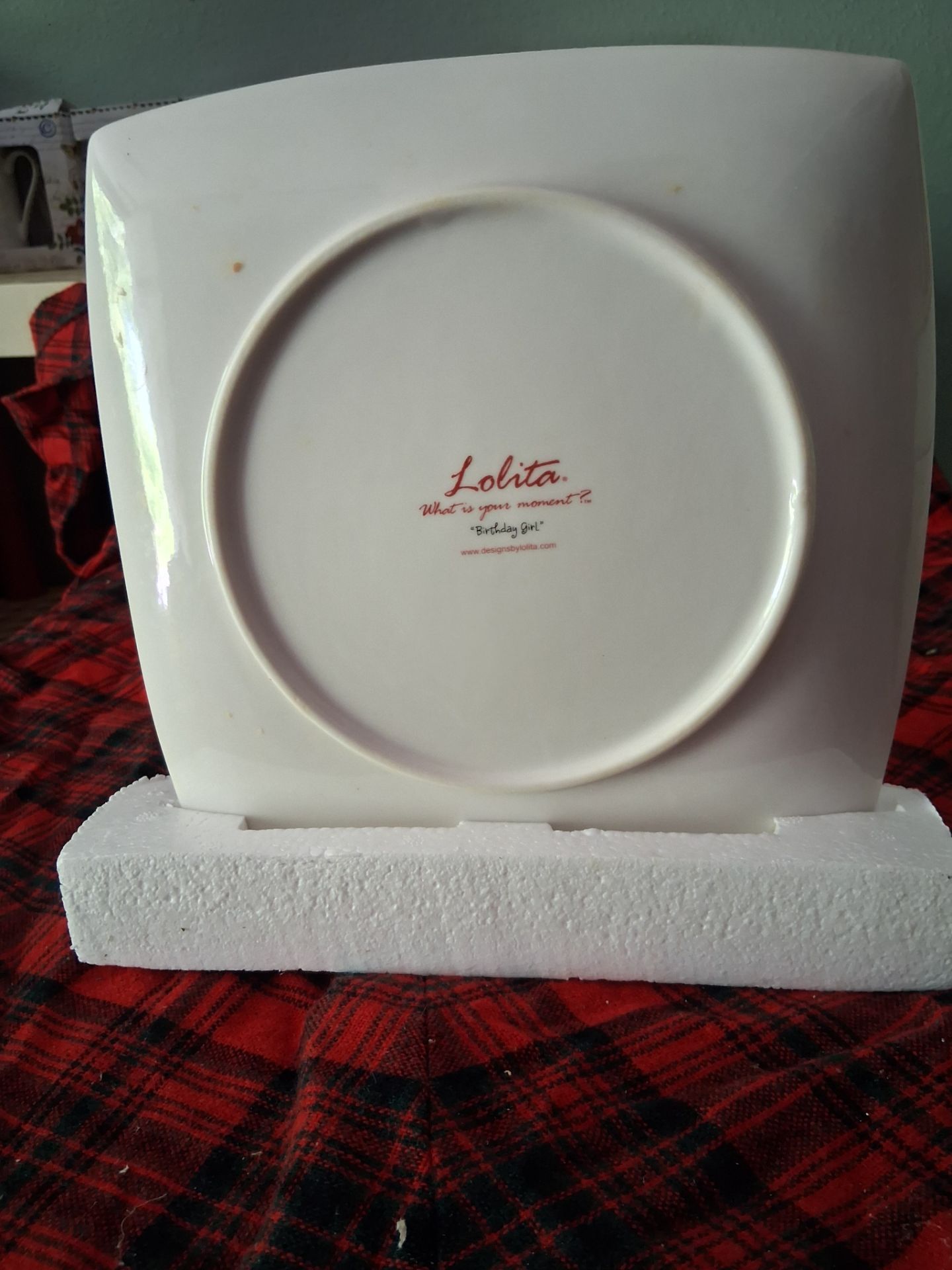 Collectors birthday plate
