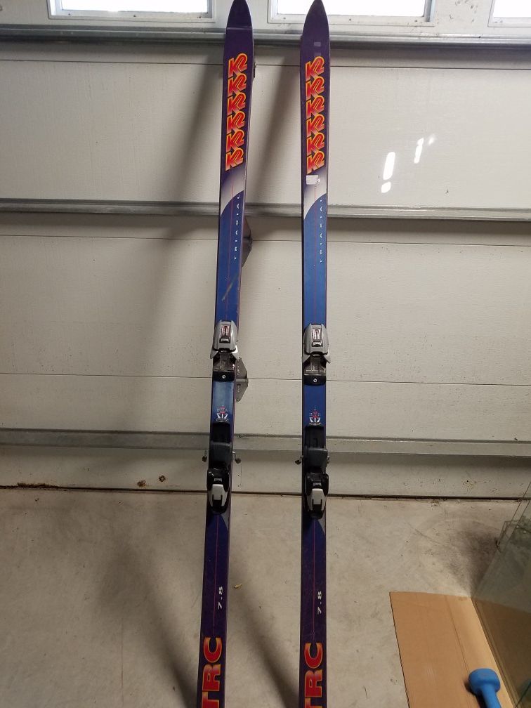 K2 Straight Skis with Marker Logic bindings