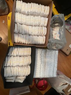 Huggies diapers newborn and size one