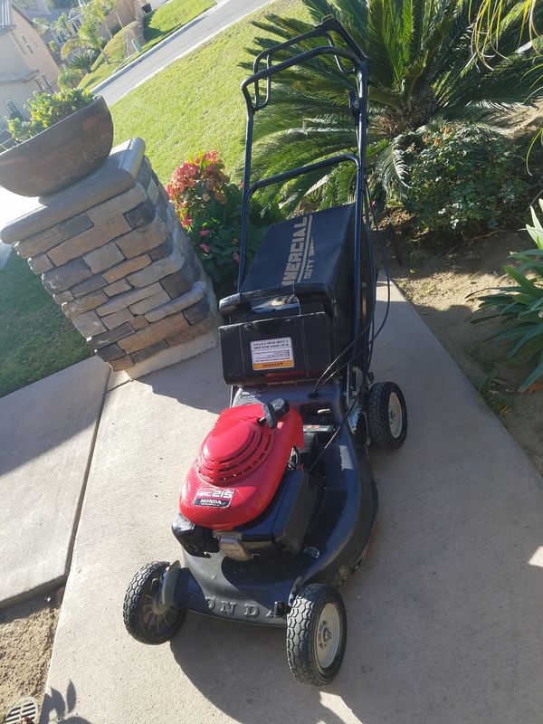 Honda Hrc 215 Commercial Lawn Mower For Sale In Riverside Ca Offerup