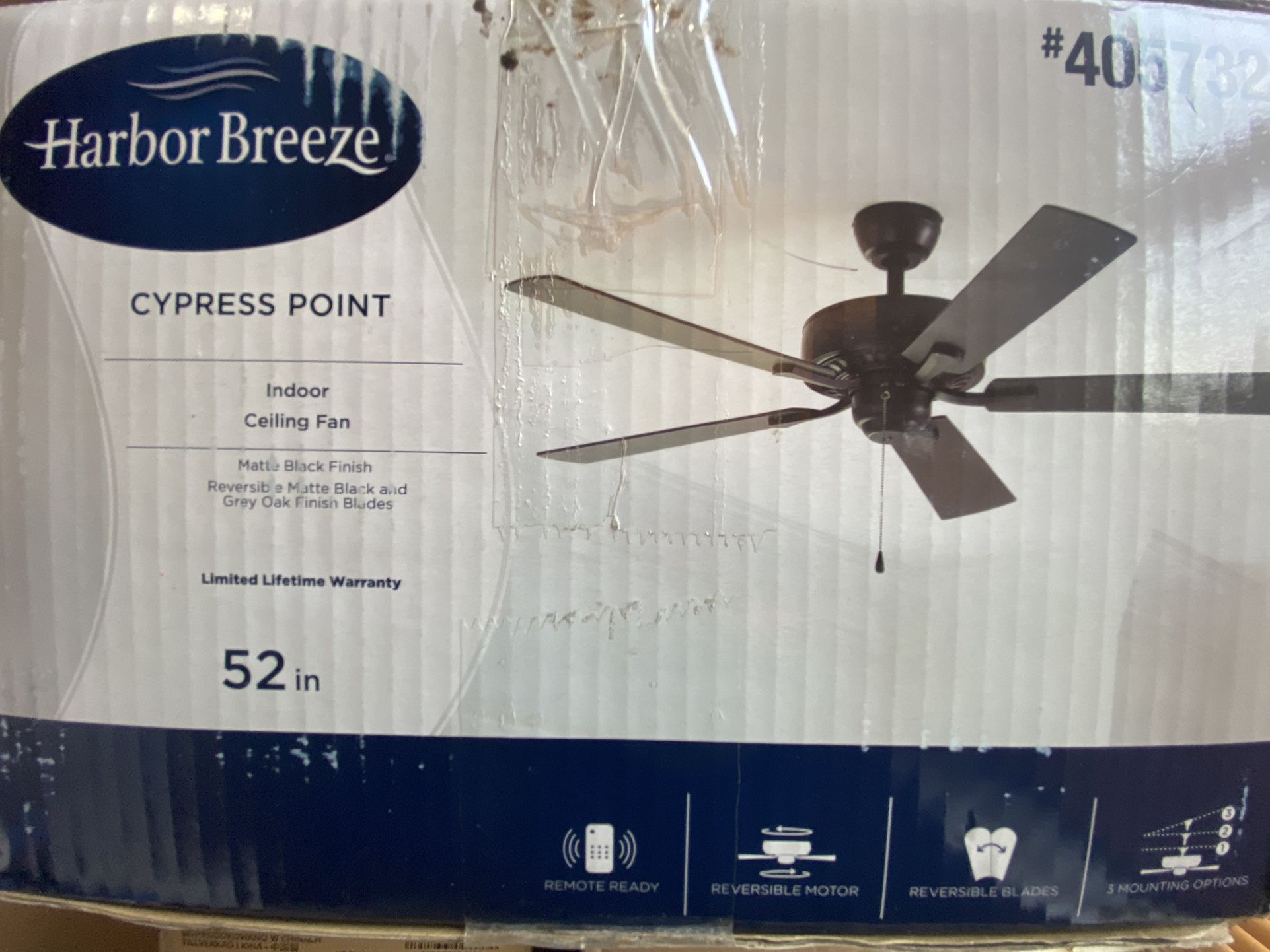 Harbor Breeze Ceiling Fan Cypress Point 52inch
