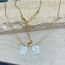 Holy Jesus And Virgin Mary Necklace Stainless Steel Natural Pearl Shell Pendant