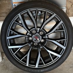 Subaru WRX STI OEM Dark Gray Wheels & Tires 19" 