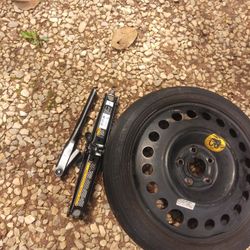 Car Jack And Spare 