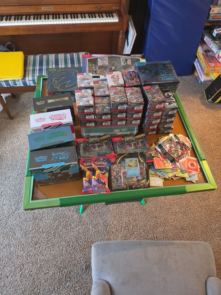 Huge Lot Of Pokemon Sealed Products 