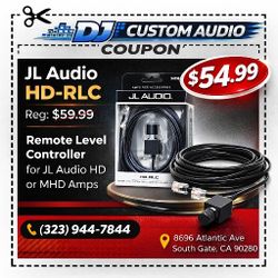 JL Audio HD-RLC Remote Level Controller Knob For Select JL Audio Amplifiers 🚨 Payment Options Available 🚨 No Credit Needed 🚨 