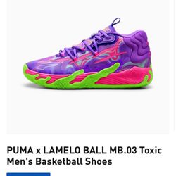 PUMA x LAMELO BALL MB.03 Toxic Men’s Basketball Shoe 