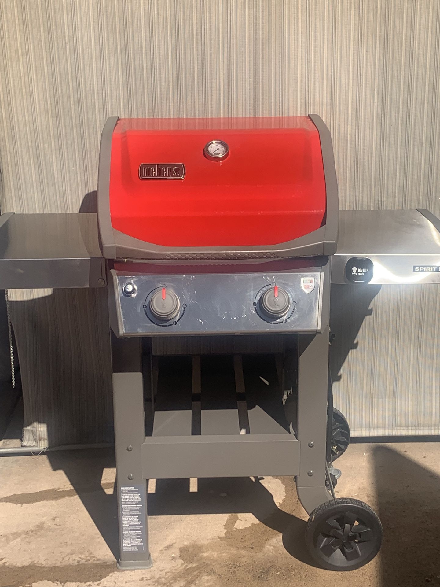 Weber Spirit II E-210 BBQ Grill Propane (Hot Rod) For Sale