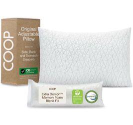 Coop Home Goods Original Adjustable Pillow, Queen Size Bed Pillows for Sleeping