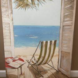 Beach Canvas Art Print