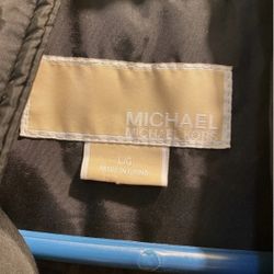 Long black Michael Kors coat