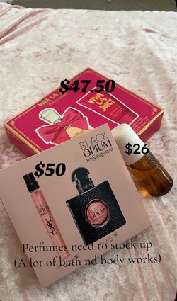 Perfumes,cologne,body mists, lotions travel size and more