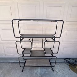 Wood Shelves Trinket Stand