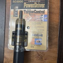 Vintage Cordless Power Driver with Torque Control 