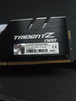 G.Skill Trident-3600 4 sticks 64gb