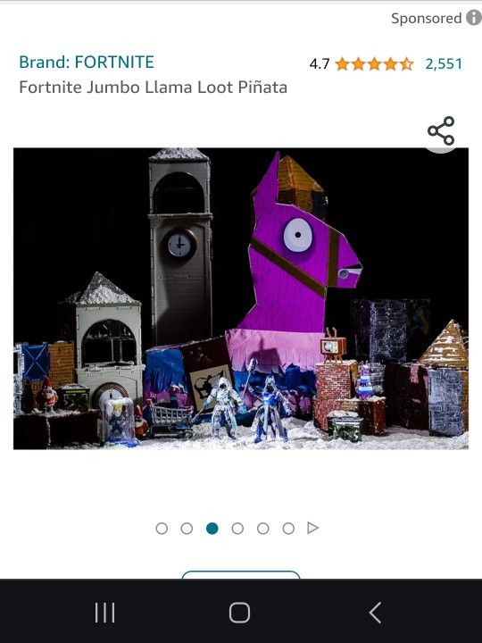 Fortnite Lama Jazwares: JUMBO LOOT PINATA [Clock Tower Set] NEW UNOPENED COMPLETE SET. 
