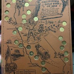 Collectible"Gold," California 1848 Gold Rush Vintage Coins