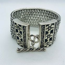 Vintage Lois Hill Sterling Silver Bracelet *Rare*