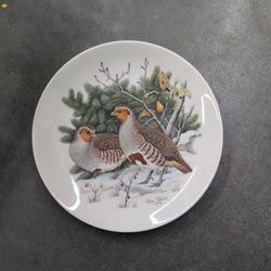 1976 Partridges & Pear Tree Plate Guy Tudor