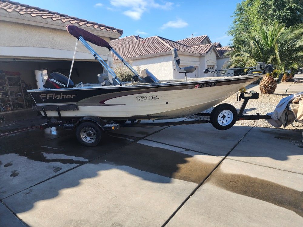 Boat Fisher 2001 .aluminum Deep V