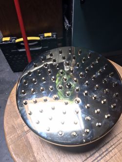 High end rain brass shower head