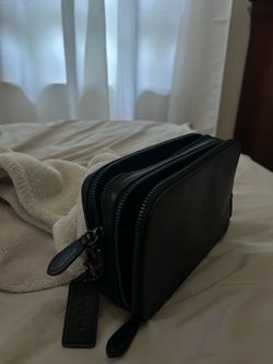 Authentic Coach Black Signature Crossbody Bag