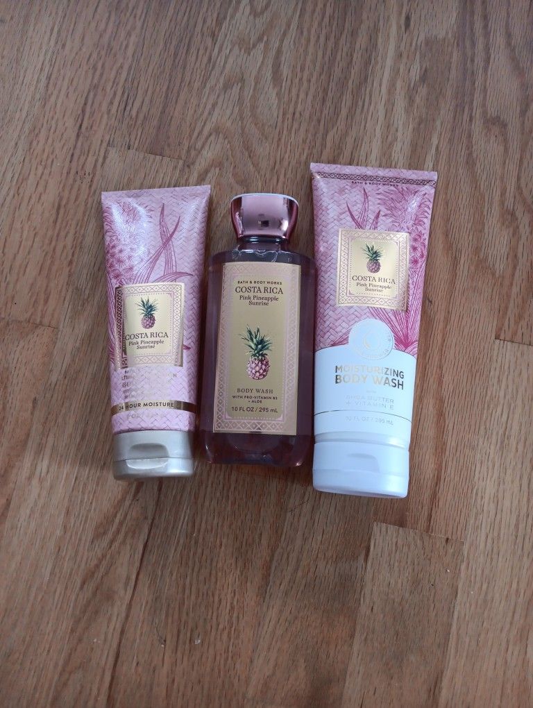 3 For $16 Bath Body Works Bodywash/Cream 