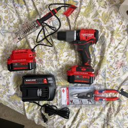Craftsman Set  Craftsman Drill And Soldering “Knipex Wire Stripper “