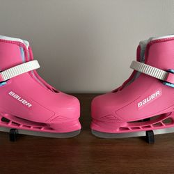 Bauer lil Champ Girls Ice Skates Sz 10