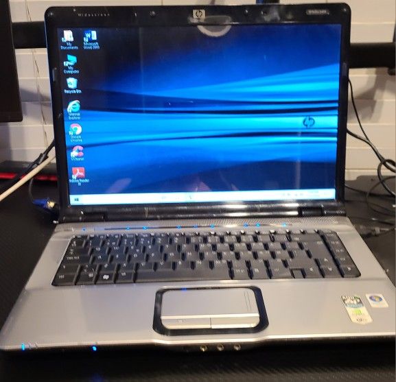 LapTop 15.6"in. Size 💻 HP Pavilion DV6700 - AMD Athlon 64 X2 - Windows 10 🔌 DVD Wi-Fi - Work Good ✔️