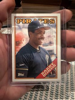 1988 Topps Barry Bonds error card