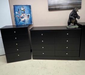 Set five and eight drawers dresser