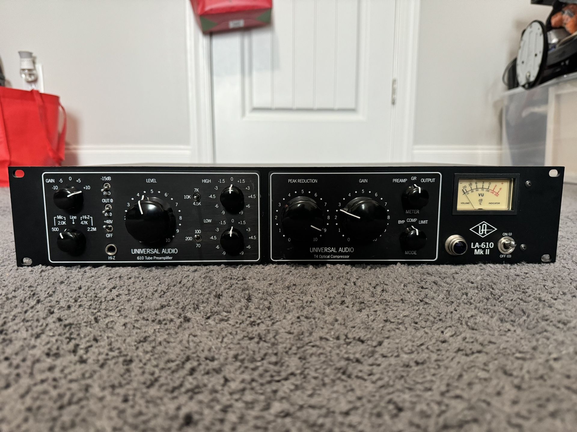 Tube Preamp Universal Audio 610 Diagram A5E Universal Audio
