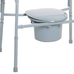 DRIVE Bariatric Folding Bedside Commode Model 1117-N1 New Never Assembled Seats 300 Lbs