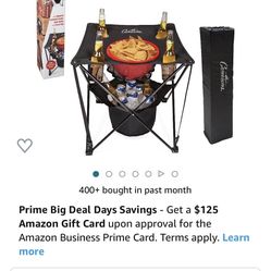 Tailgating Table With Cooler
