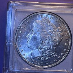 1881s 1$ Silver Morgan 