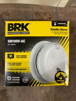 🚨 BRK SM100V-AC Smoke Alarm – Brand New! ✅