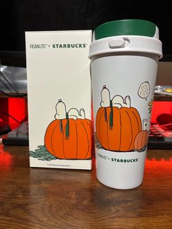 Peanuts x Starbucks Snoopy Plush + Great Pumpkin Tumbler 🎃☕️