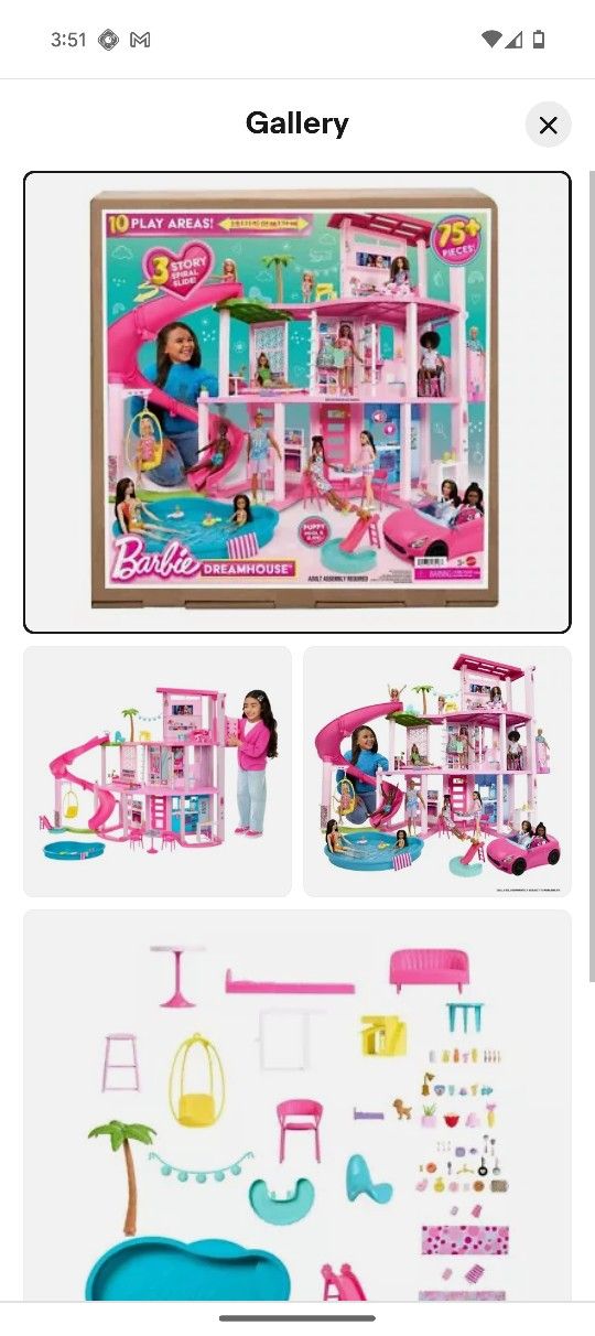 Barbie Dream House 75+ Pieces....Brand New