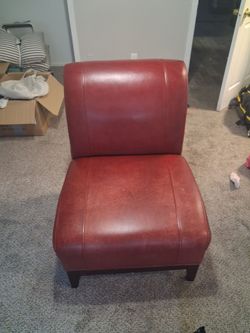 Red Leather Chair