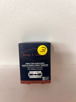 King C Gillette blades