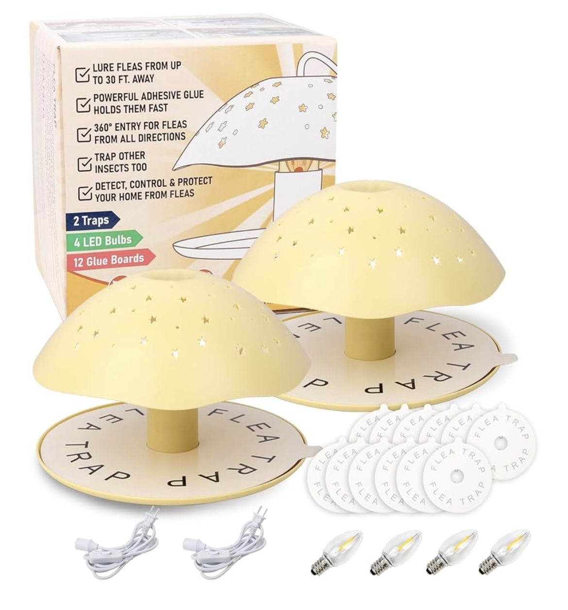 Sticky Flea Traps