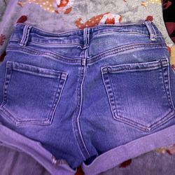 Mini jean shorts
