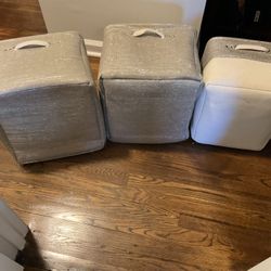 Some Beautiful, Good Quality Square Type Of Shelves Baskets (NO SHIPPING)