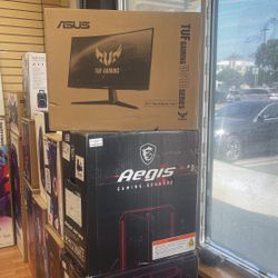 Msi Gaming Desktop Ci9 32Ram 2TB SSD Rtx 4070 Super With 27” Asus Monitor