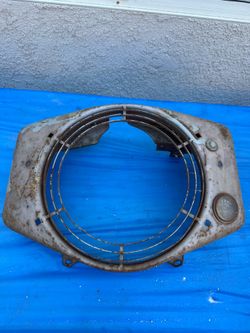 Antique Vintage Tractor Oil Pressure Gauge Frame.
