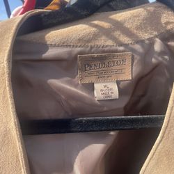 Pendleton Leather Vest