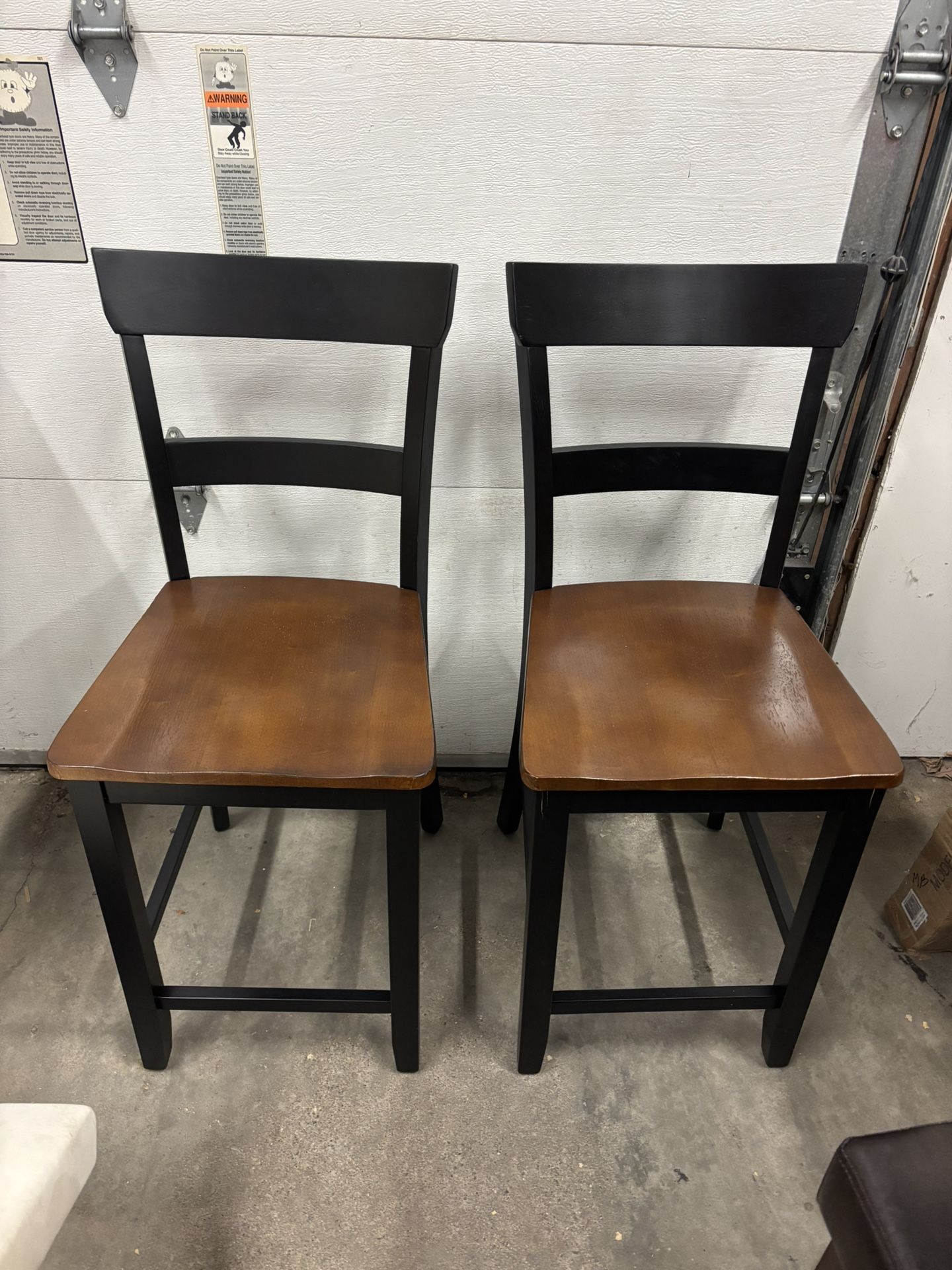 Pair of 2 Counter Height Chairs